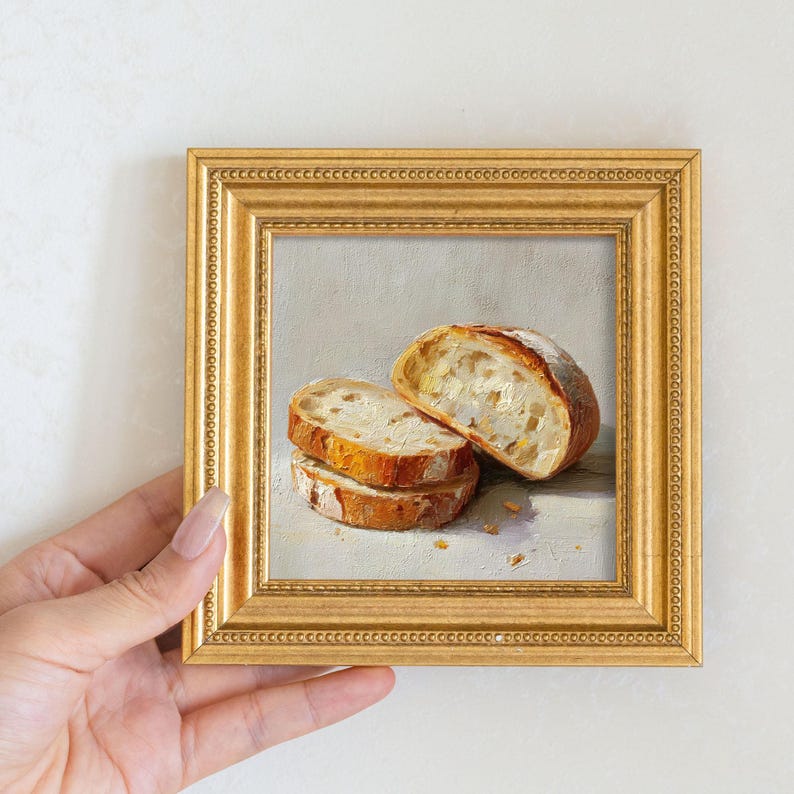 Painting of Butter Original Framed oil Artwork