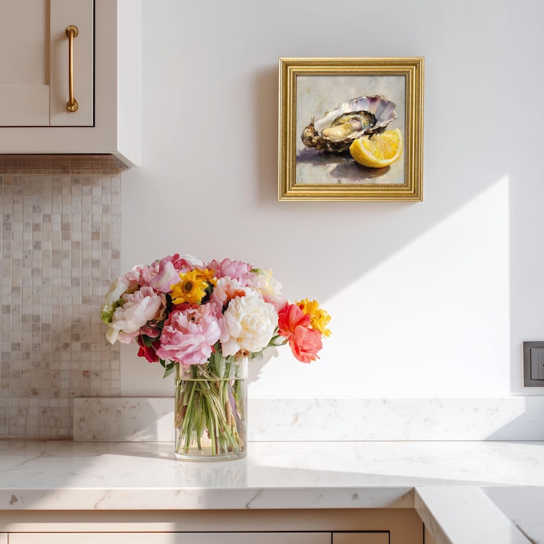 Painting of Butter Original Framed oil Artwork