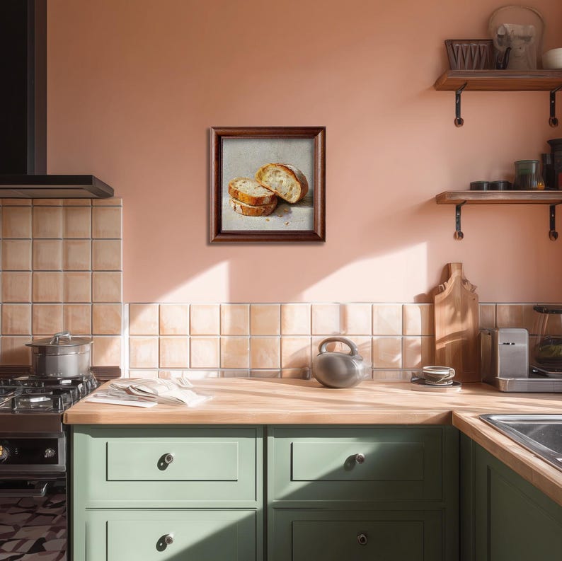 Painting of Butter Original Framed oil Artwork