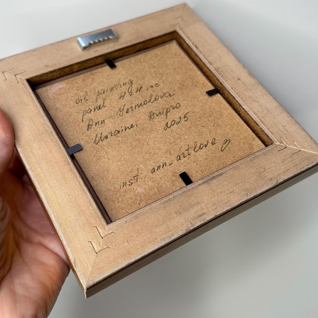 Painting of Butter Original Framed oil Artwork